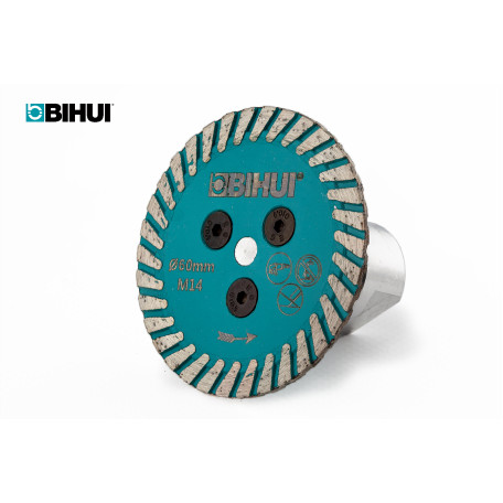 Алмазный диск BIHUI 60 мм для чистки клея под СВП М14 (DCW60)