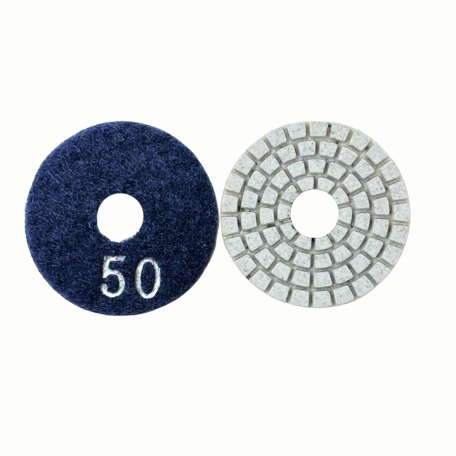 Алмазный гибкий шлифовальный диск  (стандарт) 50 мм на липучке №50 (FIX5050STP)