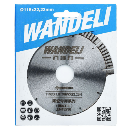 Алмазный диск Wandeli J&P Original EU 116×1,8×22,23 мм (DSKWAN-EU)