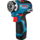 Бесщеточная аккумуляторная дрель-шуруповерт Bosch Professional GSR 12V-35 FC в L-Boxx 102 с 4 адаптерами, без акб и з/у (06019H3003)