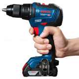 Акумуляторний дриль (шуруповерт) Bosch Professional GSR 18V-50 + 2 акб 18 В/2 Ач + ЗП GAL 18V-20 + L-Case (06019H5000)