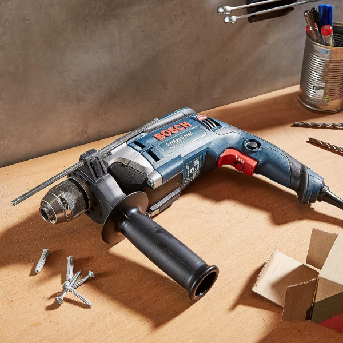 Дриль ударний Bosch Professional GSB 16 RE у валізі (060114E500)