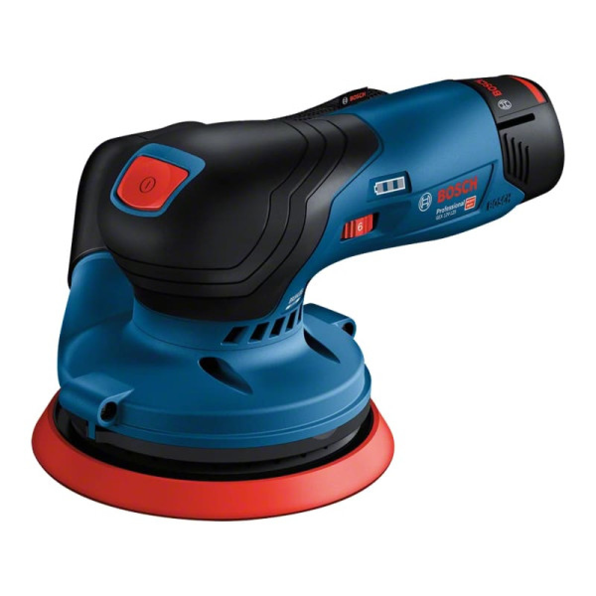 Ексцентрикова шліфувальна машина акумуляторна Bosch Professional GEX 12V-125, без акб (0601372101)