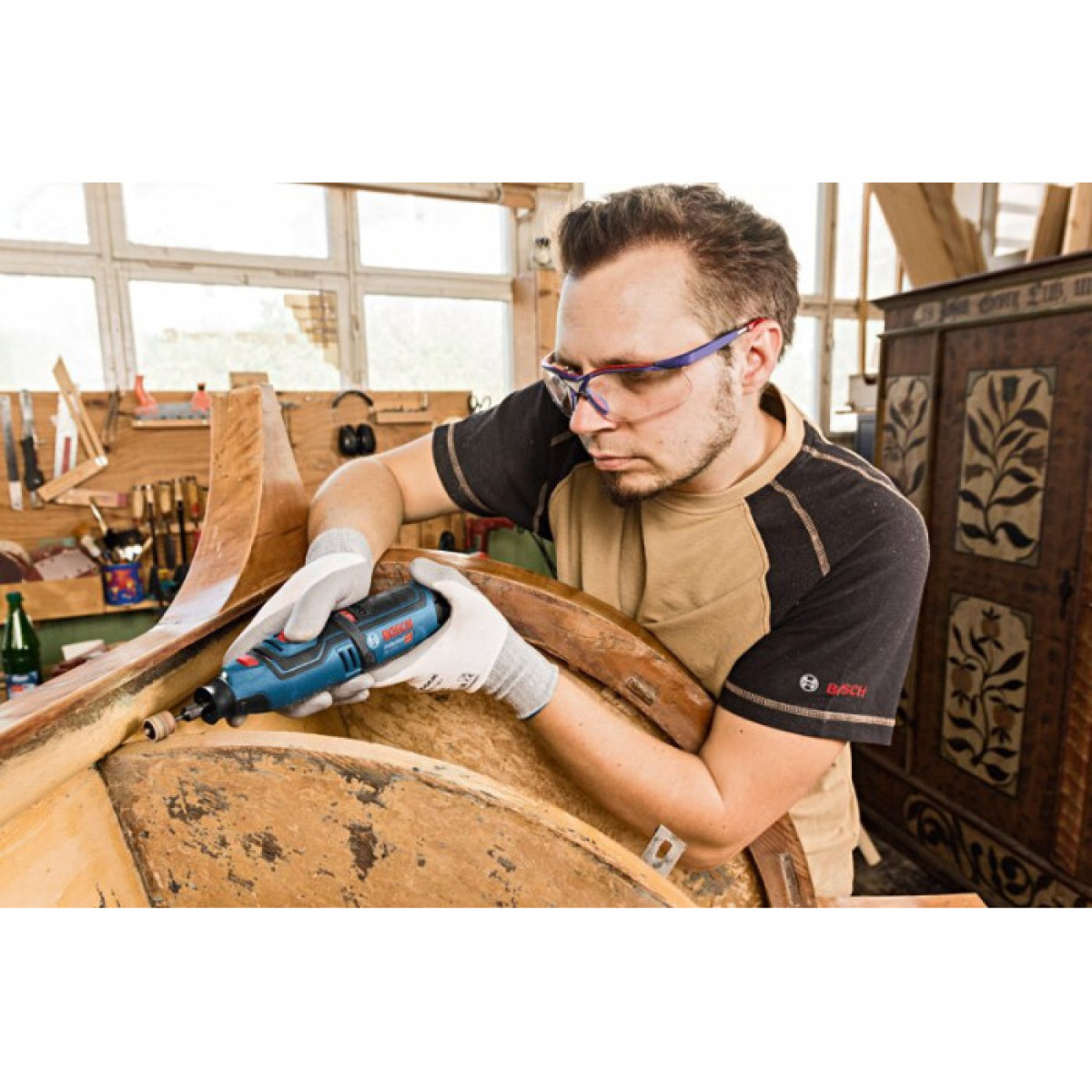 Акумуляторна бормашина Bosch Professional GRO 12V-35 без акм і з/п (06019C5000)