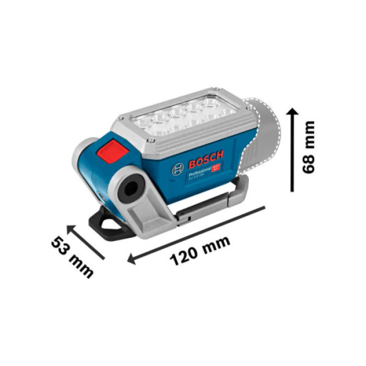 Ліхтар акумуляторний Bosch GLI 12V-330 BB Professional з 1 акб GBA 12 V 2,0 Ah, з/п GAL 1210 CV (06014A0000+1600A01L31)