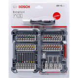 Набор бит Bosch Extra Hard с держателями и отверткой, 45 шт (2607017732)