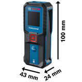 Лазерний далекомір Bosch Professional GLM 25-23 з 2 акб 1,5 V LR03 (0601072W00)