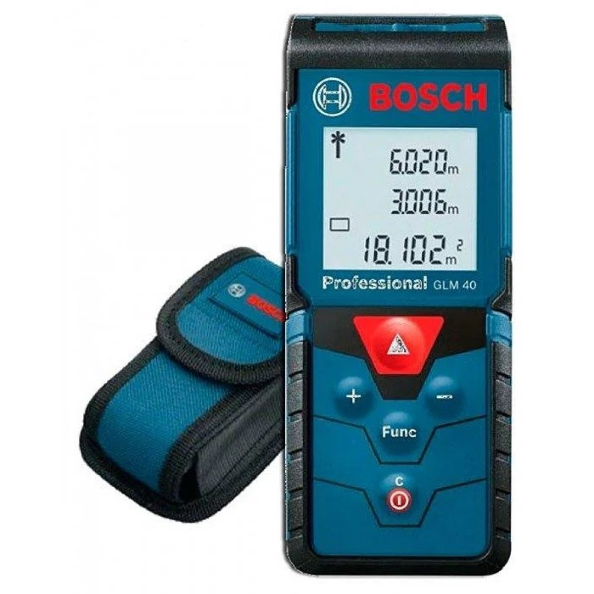 Лазерний дальномір Bosch Professional GLM 40 з чохлом (0601072900)