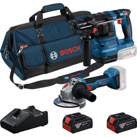 Комбо-набор Bosch GWS 18V-8 + GBH 18V-22, 2x GBA 4.0Ah, GAL 18V-40, M-BAG (0615V0003C)