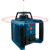 Ротаційний лазерний нівелір Bosch Professional GRL 250 HV в кейсі з пультом RC1, окулярами, мішенню (0601061600)