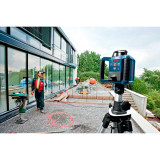 Ротаційний лазерний нівелір Bosch Professional GRL 250 HV в кейсі з пультом RC1, окулярами, мішенню (0601061600)