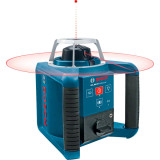 Ротационный лазерный нивелир Bosch Professional GRL 300 HV в чемодане с приемником LR1, пультом RC1, держателем WM 4, с/у, очками, мишенью (0601061501)