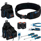 Набор ручных инструментов Bosch Professional + пояс + сумки (1600A02H5C)