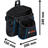 Набор ручных инструментов Bosch Professional + пояс + сумки (1600A02H5C)