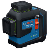 Лазерный линейный нивелир Bosch GLL 80-33 G Professional с батарейками, держателем LB 10 и аксессуарами (0601065500)