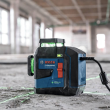Лазерный линейный нивелир Bosch GLL 80-33 G Professional с батарейками, держателем LB 10 и аксессуарами (0601065500)