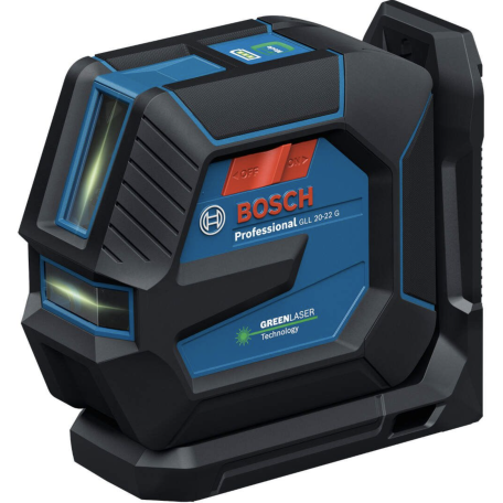 Лазерний нівелір Bosch GLL 20-22 G Professional з батарейками, тримачем LB 10 та аксесуарами (0601065600)