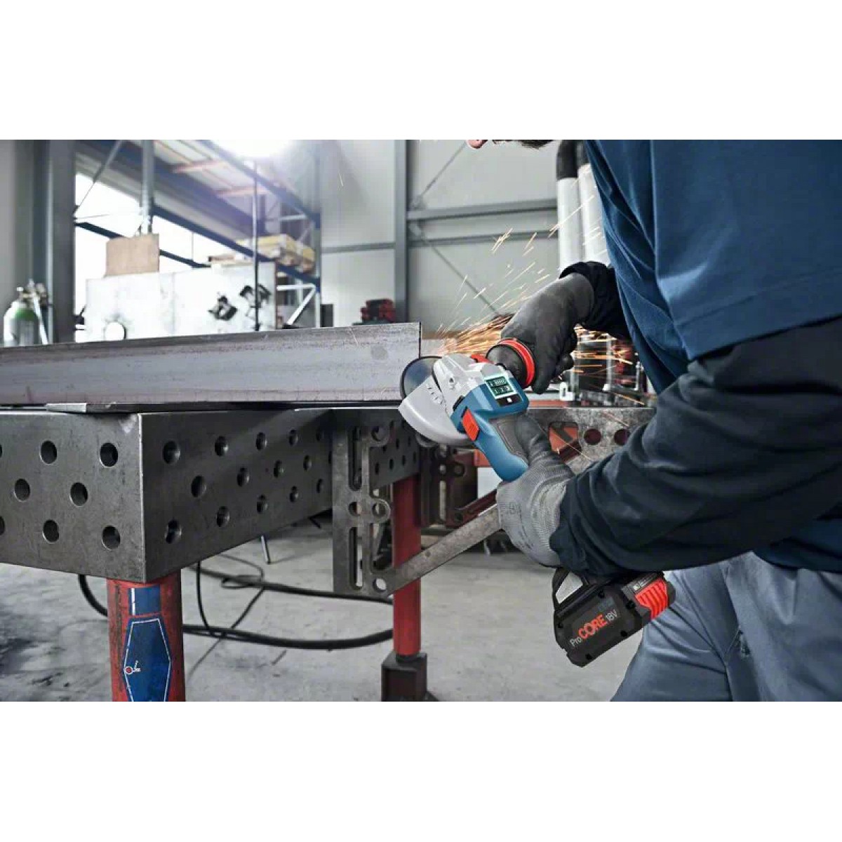 КШМ (кутова шліфувальна машина) Bosch Professional GWS 18V-10 SC 125 мм в L-Boxx, акумуляторна (06019G340B)