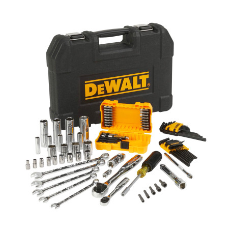 Набор торцевых головок и бит DeWALT DWMT73800-1, 1/4 и 3/8, 89 предметов (DWMT73800-10)