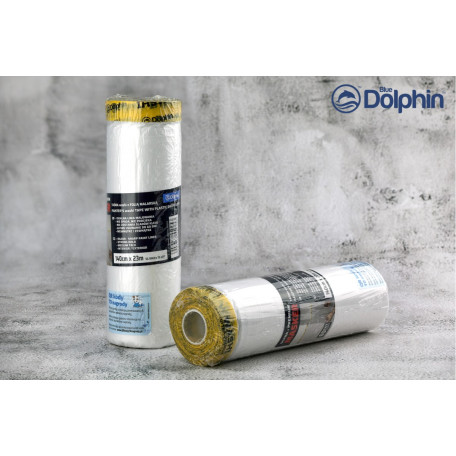 Защитная укрывочная пленка с малярной лентой DOLPHIN Washi Ultra Premium 280 см х 15 м (MW280_63267)