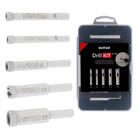 Набор алмазных сверл DRILLKIT (6/8/10/12 мм) (80115429040)