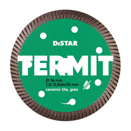 Алмазный диск для керамики Distar Termit Turbo 76x1х10 мм (11139053030)