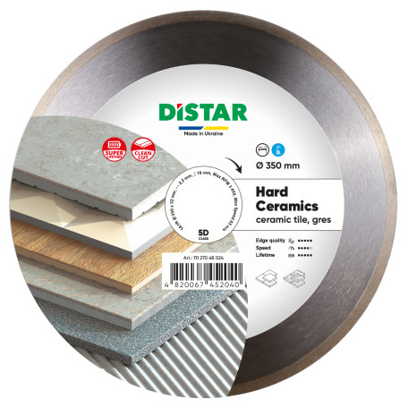 Диск алмазный Distar Hard ceramics 350 мм для керамогранита/керамики (11127048024)