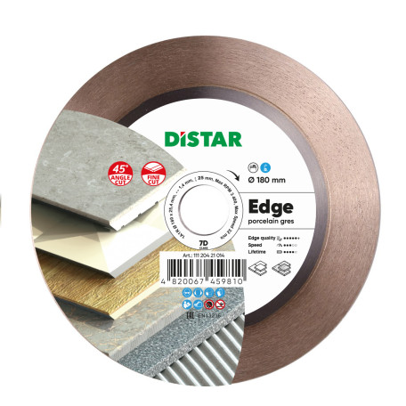 Диск алмазный Distar Edge 180 мм для керамогранита/керамики (11120421014)