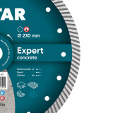 Алмазний диск Distar Turbo Expert 230×2.6×22,23 мм (армований бетон, тротуарна плитка, цегла) (10215026011)