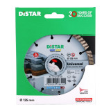 Алмазний диск Distar 1A1RSS/C3 Universal 125 мм (цегла, бетон неармований, пінобетон, керамограніт) (11143158038)