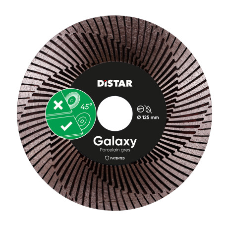 Диск алмазный Distar Galaxy 125 мм, запил под 45°, без шлифовки (11120159100)