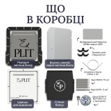 Прихований тримач туалетного паперу Edplit (інтегрований у плитку), з витратними матеріалами (Е70001)