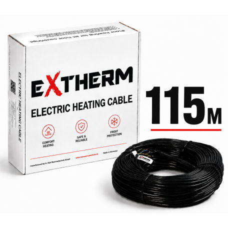 Двухжильный нагревательный кабель EXTHERM ETC ECO, 115 м (ECO20-2300)