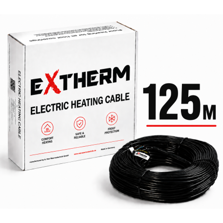 Двухжильный нагревательный кабель EXTHERM ETC ECO, 125 м (ECO20-2500)