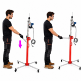 Подъемник для гипсокартона FIXTOOL 2-в-1 до 3,5 м, 100 кг (FIXTR35-2)