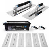 Набор шпателей VINON TOOLS, 9 предметов, нержавеющая сталь 480х130 мм, кейс (VINBF480)