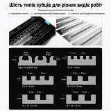 Набор шпателей VINON TOOLS, 9 предметов, нержавеющая сталь 480х130 мм, кейс (VINBF480)