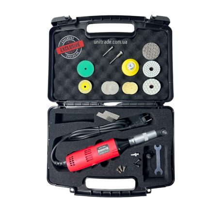 Угловая шлифмашина FIXTOOL Pomogator V.2 в кейсе (лимитированная комплектация) (FIX120W-1)