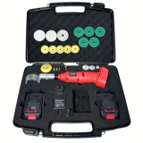 Угловая аккумуляторная шлифмашина FIXTOOL Pomogator BLACKOUT Red с 2 АКБ 2.5A 21V (FIX100RED)