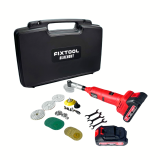 Угловая аккумуляторная шлифмашина FIXTOOL Pomogator BLACKOUT Red с 2 АКБ 2.5A 21V (FIX100RED)