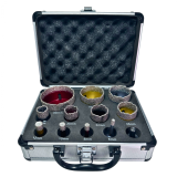 Набір алмазних коронок FIX MAX, М14 (6-68 мм) (12 шт.) (07354U)