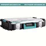 Комплект из 3 ящиков + складная грузовая тележка FIXTOOL TRANSFORMER Greneer  (FIXTBG4K)