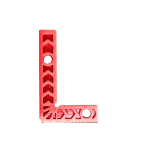 Кутник пластиковий FIXTOOL 50*80 мм, 1шт. (FIX90-5080-1)