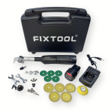 Кутовий гравер FIXTOOL BLACK з 2 акумуляторами (повна комплектація) (GRAVBL)
