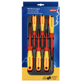 Набор диэлектрических отверток с зауженным рабочим концом Knipex VDE, Phillips/Pozidriv (00 20 12 V03)