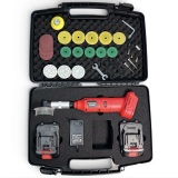 Аккумуляторная угловая шлифмашина / гравер FIXTOOL Pomogator BLACKOUT Red PR20A (2 АКБ 4.0Ah, 21V) (FIX200RED-4A)