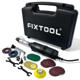 Угловая шлифмашина FIXTOOL Pomogator BLACK EDITION в кейсе (полная комплектация) (FIX120WBL)