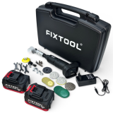 Угловая аккумуляторная шлифмашина FIXTOOL Pomogator BLACKOUT с 2 АКБ 4A 18V (FIX200WBATMK)