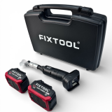Угловая аккумуляторная шлифмашина FIXTOOL Pomogator BLACKOUT с 2 АКБ 4A 18V (FIX200WBATMK)