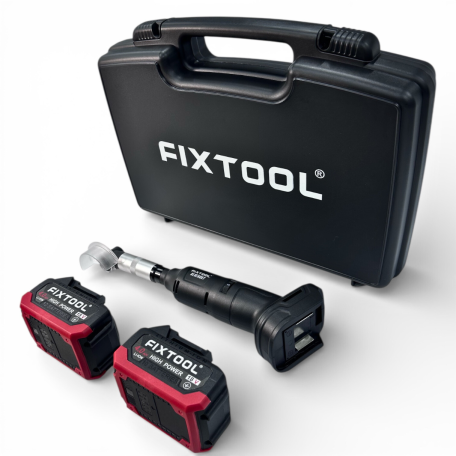 Угловая аккумуляторная шлифмашина FIXTOOL Pomogator BLACKOUT с 2 АКБ 4A 18V  (FIX200WBAT)